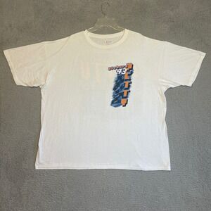 NASCAR Richard Petty 43 Racing Graphic T Shirt White 3XL Adult